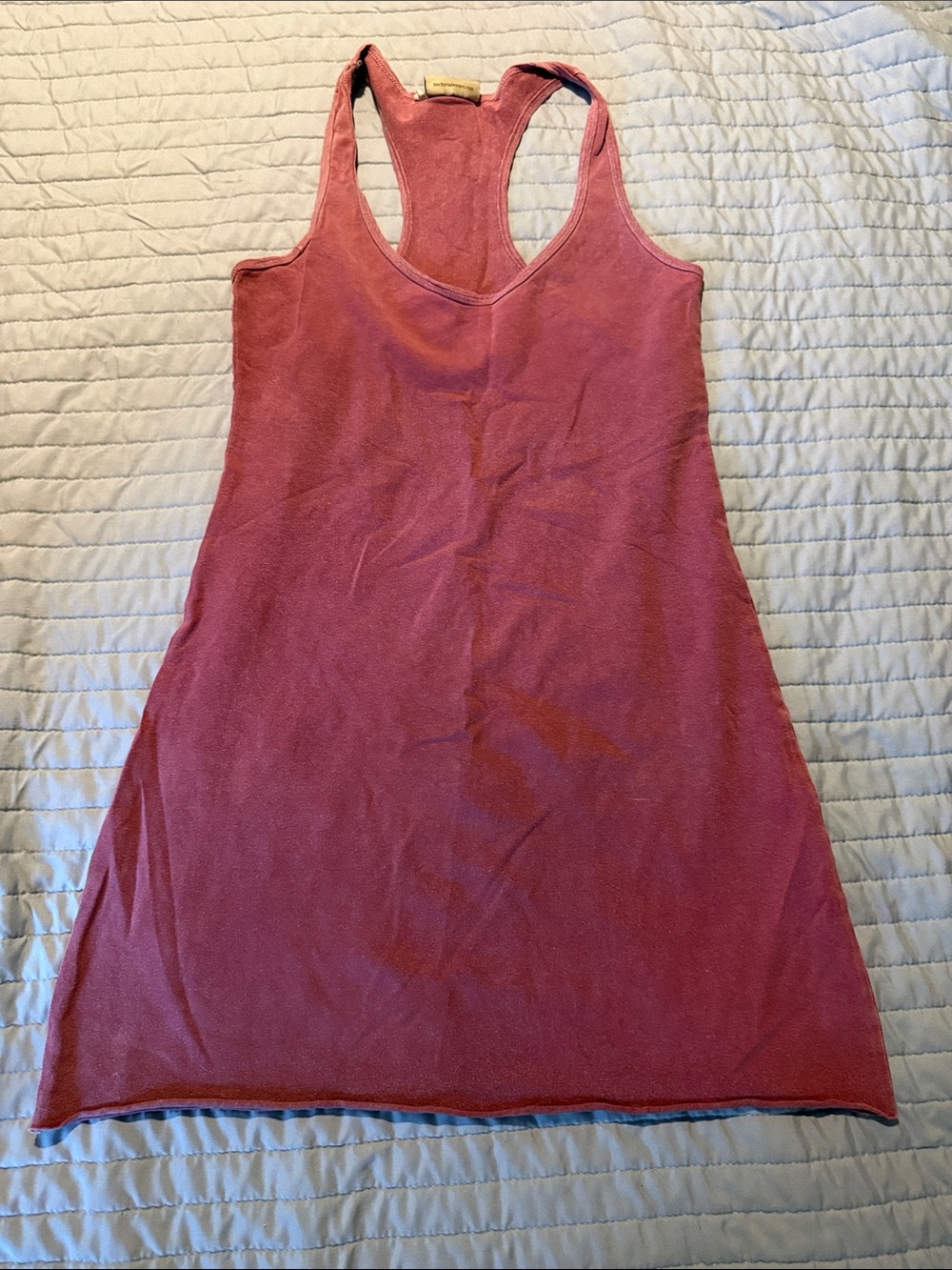 Racerback Mini Dress in Dusty Rose